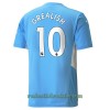 Manchester City Jack Grealish 10 Hjemme 2021-22 - Herre Fotballdrakt